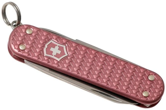 Victorinox Classic SD Precious Alox, Gentle Rose 0.6221.405G Swiss Pocket Knife 6 Victorinox Classic SD Precious Alox, Gentle Rose 0.6221.405G Swiss Pocket Knife - Image 4