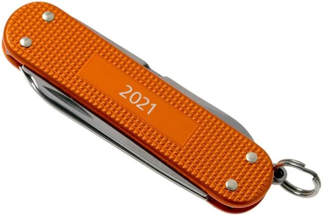 Victorinox Classic Alox Tiger Orange Limited Edition 2021 0.6221.L21 Swiss Pocket Knife 7 Victorinox Classic Alox Tiger Orange Limited Edition 2021 0.6221.L21 Swiss Pocket Knife - Image 5