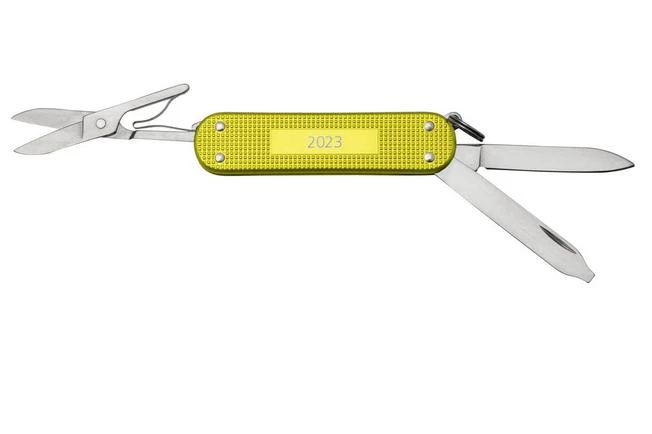 Victorinox Classic SD Alox Limited Edition 2023, 0.6221.L23 Electric Yellow, Swiss Pocket Knife 4 Victorinox Classic SD Alox Limited Edition 2023, 0.6221.L23 Electric Yellow, Swiss Pocket Knife - Image 2