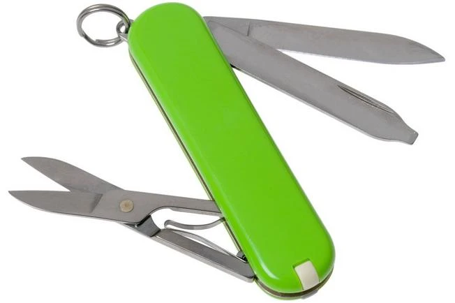 Victorinox Classic SD Colours, Smashed Avocado 0.6223.43G Swiss Pocket Knife 4 Victorinox Classic SD Colours, Smashed Avocado 0.6223.43G Swiss Pocket Knife - Image 2