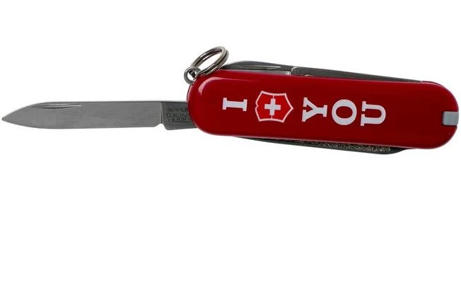 Victorinox Classic ‘The Gift’, I Love You, Red 0.6233.851 Swiss Pocket Knife 5 Victorinox Classic ‘The Gift’, I Love You, Red 0.6233.851 Swiss Pocket Knife - Image 3