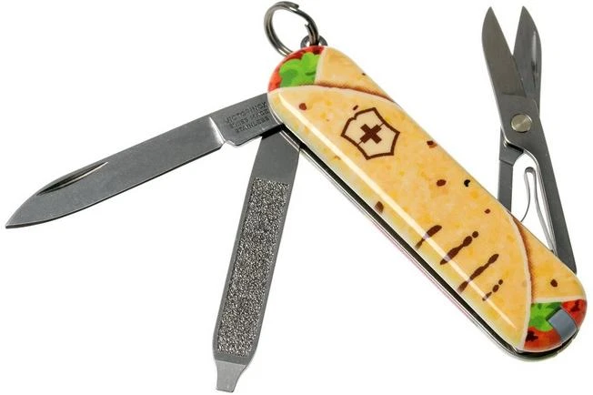 Victorinox Classic SD Mexican Tacos Limited Edition 2019 0.6223.L1903 Swiss Pocket Knife 3 Victorinox Classic SD Mexican Tacos Limited Edition 2019 0.6223.L1903 Swiss Pocket Knife
