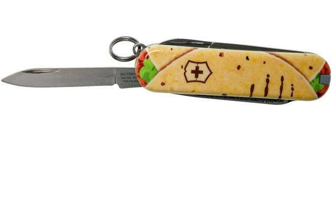 Victorinox Classic SD Mexican Tacos Limited Edition 2019 0.6223.L1903 Swiss Pocket Knife 5 Victorinox Classic SD Mexican Tacos Limited Edition 2019 0.6223.L1903 Swiss Pocket Knife - Image 3