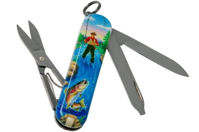 Victorinox Classic SD Gone Fishing Limited Edtion 2020 0-6223-L2005 Swiss Pocket Knife 4 Victorinox Classic SD Gone Fishing Limited Edtion 2020 0-6223-L2005 Swiss Pocket Knife - Image 2