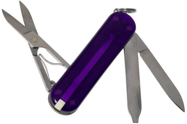 Victorinox Classic SD Translucent Colours, Persian Indigo 0.6223.T29G Swiss Pocket Knife 4 Victorinox Classic SD Translucent Colours, Persian Indigo 0.6223.T29G Swiss Pocket Knife - Image 2