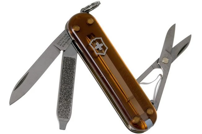 Victorinox Classic SD Translucent Colours, Chocolate Fudge 0.6223.T55G Swiss Pocket Knife 3 Victorinox Classic SD Translucent Colours, Chocolate Fudge 0.6223.T55G Swiss Pocket Knife