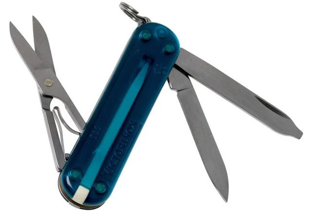 Victorinox Classic SD Translucent Colours, Sky High 0.6223.T61G Swiss Pocket Knife 4 Victorinox Classic SD Translucent Colours, Sky High 0.6223.T61G Swiss Pocket Knife - Image 2