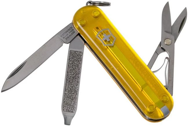 Victorinox Classic SD Translucent Colours, Tuscan Sun 0.6223.T81G Swiss Pocket Knife 3 Victorinox Classic SD Translucent Colours, Tuscan Sun 0.6223.T81G Swiss Pocket Knife