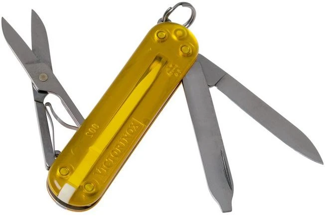 Victorinox Classic SD Translucent Colours, Tuscan Sun 0.6223.T81G Swiss Pocket Knife 4 Victorinox Classic SD Translucent Colours, Tuscan Sun 0.6223.T81G Swiss Pocket Knife - Image 2
