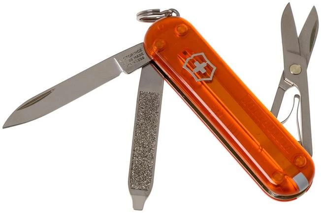 Victorinox Classic SD Translucent Colours, Fire Opal 0.6223.T82G Swiss Pocket Knife 3 Victorinox Classic SD Translucent Colours, Fire Opal 0.6223.T82G Swiss Pocket Knife