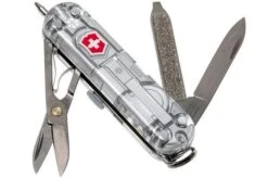 Victorinox Signature Lite, Swiss Pocket Knife, Transparant Silver