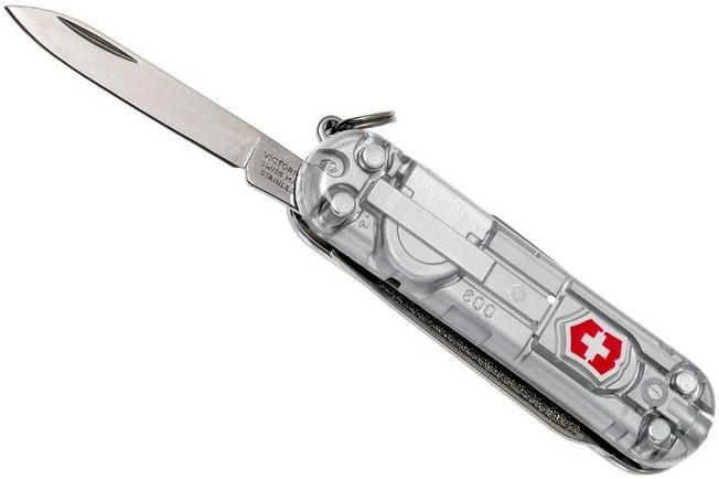 Victorinox Signature Lite, Swiss Pocket Knife, Transparant Silver 5 Victorinox Signature Lite, Swiss Pocket Knife, Transparant Silver - Image 3