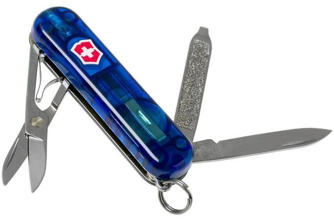 Victorinox Swiss Lite Blue Translucent 0.6228.T2 Swiss Pocket Knife 3 Victorinox Swiss Lite Blue Translucent 0.6228.T2 Swiss Pocket Knife