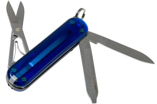 Victorinox Swiss Lite Blue Translucent 0.6228.T2 Swiss Pocket Knife 4 Victorinox Swiss Lite Blue Translucent 0.6228.T2 Swiss Pocket Knife - Image 2