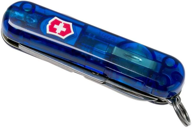 Victorinox Swiss Lite Blue Translucent 0.6228.T2 Swiss Pocket Knife 7 Victorinox Swiss Lite Blue Translucent 0.6228.T2 Swiss Pocket Knife - Image 5