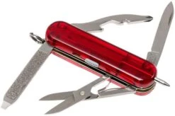 Victorinox Midnite Manager, Swiss Pocket Knife, Transparant Red -Victorinox VT0 6366 T 02 victorinox vt0 6366 t 02