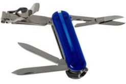 Victorinox Nail Clip 580 Translucent Blue 0.6463.T2 Swiss Pocket Knife -Victorinox VT0 6463 T2 02 victorinox