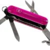 Victorinox Nail Clip 580 Translucent Pink 0.6463.T5 Swiss Pocket Knife -Victorinox VT0 6463 T5 01 victorinox