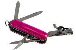 Victorinox Nail Clip 580 Translucent Pink 0.6463.T5 Swiss Pocket Knife 8 Victorinox Nail Clip 580 Translucent Pink 0.6463.T5 Swiss Pocket Knife -Victorinox VT0 6463 T5 02 victorinox