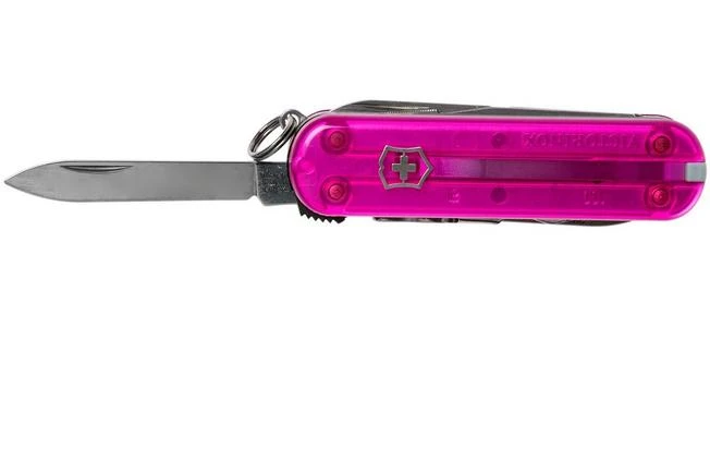 Victorinox Nail Clip 580 Translucent Pink 0.6463.T5 Swiss Pocket Knife 5 Victorinox Nail Clip 580 Translucent Pink 0.6463.T5 Swiss Pocket Knife - Image 3