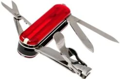 Victorinox Nail Clip 580, Swiss Pocket Knife, Transparant Red -Victorinox VT0 6463 T 03 victorinox vt0 6463 t 03