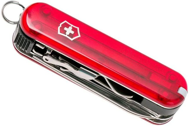 Victorinox Nail Clip 580, Swiss Pocket Knife, Transparant Red 9 Victorinox Nail Clip 580, Swiss Pocket Knife, Transparant Red - Image 7