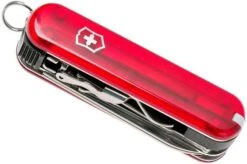 Victorinox Nail Clip 580, Swiss Pocket Knife, Transparant Red -Victorinox VT0 6463 T 07 victorinox vt0 6463 t 07