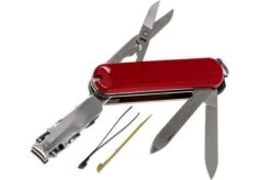 Victorinox Nail Clip 580, Swiss Pocket Knife, Red