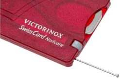 Victorinox SwissCard Nailcare Translucent Red - 0.7240.T -Victorinox VT0 7240 T 04 victorinox