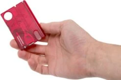 Victorinox SwissCard Nailcare Translucent Red - 0.7240.T -Victorinox VT0 7240 T 05 victorinox