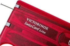 Victorinox SwissCard Lite Translucent Red 0.7300.T 9 Victorinox SwissCard Lite Translucent Red 0.7300.T -Victorinox VT0 7300 T 03 victorinox