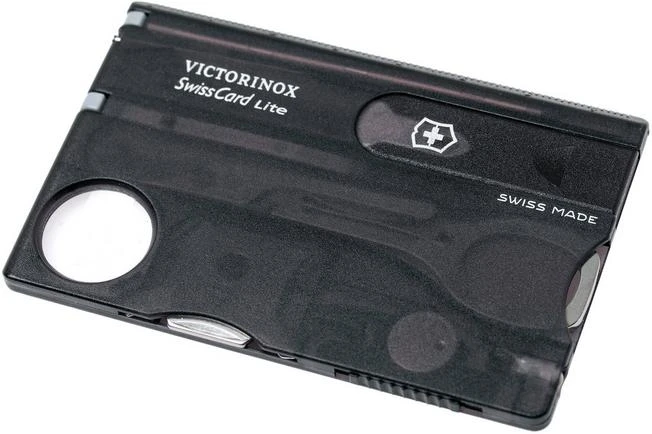 Victorinox SwissCard Lite Black Translucent - 0.7333.T3 3 Victorinox SwissCard Lite Black Translucent - 0.7333.T3