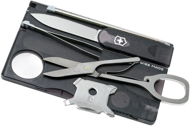 Victorinox SwissCard Lite Black Translucent - 0.7333.T3 4 Victorinox SwissCard Lite Black Translucent - 0.7333.T3 - Image 2