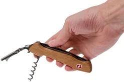 Victorinox Wine Master Walnut, Pocket Knife With Double Lever Corkscrew 0.9701.63 -Victorinox VT0 9701 63 06 victorinox wine master vt0 9701 63 06