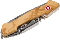 Victorinox Wine Master Olive, Pocket Knife With Double Lever Corkscrew 0.9701.64 -Victorinox VT0 9701 64 05 victorinox wine master vt0 9701 64 05