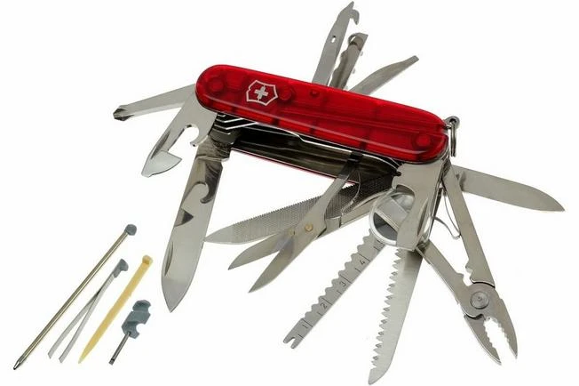 Victorinox Swisschamp (33) - Red Transparant 3 Victorinox Swisschamp (33) - Red Transparant