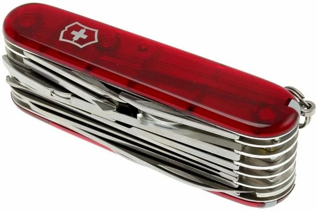 Victorinox Swisschamp (33) - Red Transparant 8 Victorinox Swisschamp (33) - Red Transparant - Image 6