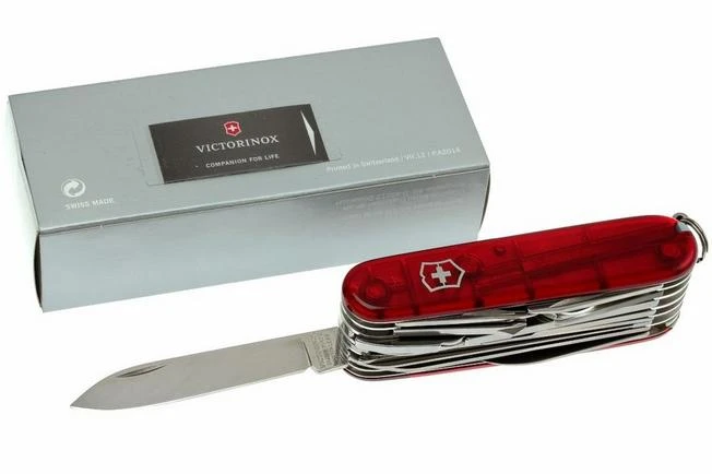 Victorinox Swisschamp (33) - Red Transparant 10 Victorinox Swisschamp (33) - Red Transparant - Image 8