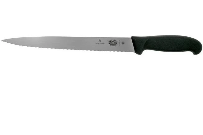 Victorinox Fibrox Serrated Carving Knife, 25 Cm 3 Victorinox Fibrox Serrated Carving Knife, 25 Cm