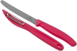Victorinox SwissClassic 6.7116.21L12 2-piece Vegetable Knife Set, Light Red