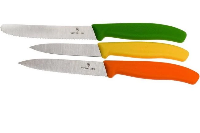 Victorinox SwissClassic Vegetable Knife Set, Set Of 3, 6.7116.31G 3 Victorinox SwissClassic Vegetable Knife Set, Set Of 3, 6.7116.31G