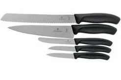 Victorinox SwissClassic 6.7133.5G 5-piece Kitchen Knife Set, Black