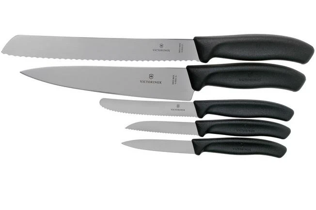 Victorinox SwissClassic 6.7133.5G 5-piece Kitchen Knife Set, Black 3 Victorinox SwissClassic 6.7133.5G 5-piece Kitchen Knife Set, Black