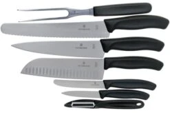 Victorinox SwissClassic 6.7133.7G 7-piece Kitchen Knife Set, Black