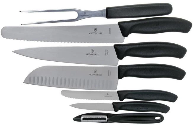 Victorinox SwissClassic 6.7133.7G 7-piece Kitchen Knife Set, Black 3 Victorinox SwissClassic 6.7133.7G 7-piece Kitchen Knife Set, Black