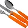 Victorinox Swiss Classic 3-piece Cutlery Set Orange With Foldable Knife, 6.7192.F9 -Victorinox VT6 7192 F9 01 victorinox