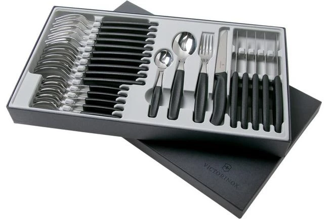 Victorinox SwissClassic 6.7233.24, 24-piece Cutlery Set, Black 5 Victorinox SwissClassic 6.7233.24, 24-piece Cutlery Set, Black - Image 3