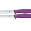 Victorinox Swiss Classic 6.7799.2C1 Straight/Wavy, Purple, Set Of 2 Vegetable Knives, 10 Cm -Victorinox VT6 7795 2C1 01 victorinox