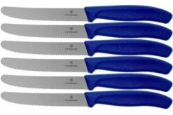 Victorinox SwissClassic 6.7832.6, 6-piece Tomato Knife Set, Blue
