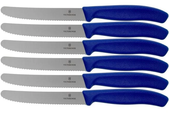Victorinox SwissClassic 6.7832.6, 6-piece Tomato Knife Set, Blue 3 Victorinox SwissClassic 6.7832.6, 6-piece Tomato Knife Set, Blue